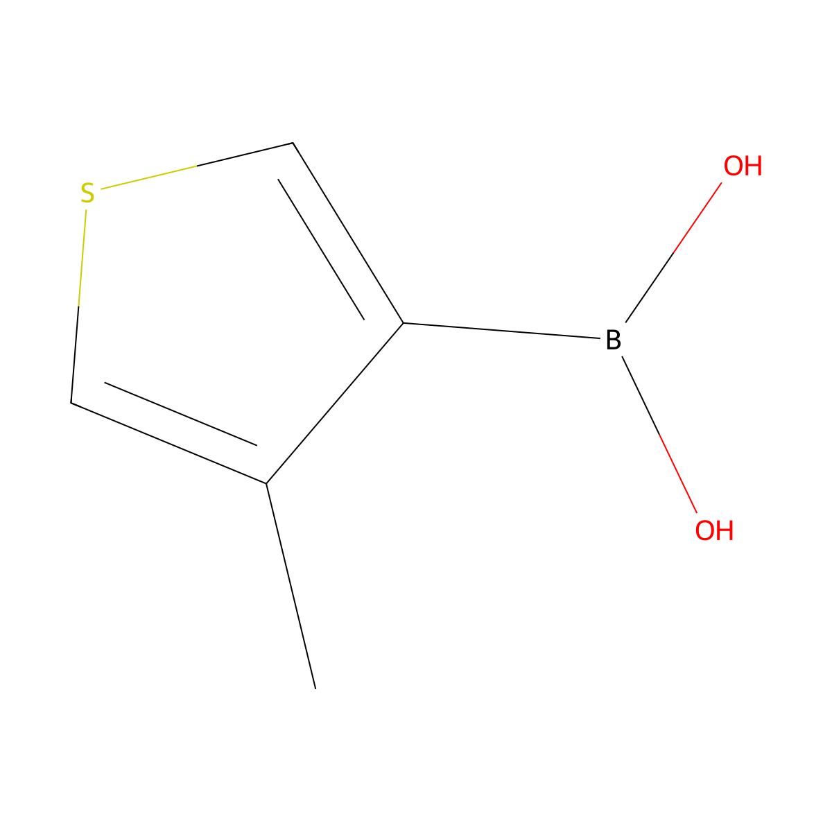 4-Methyl-3-thiopheneboronic acid molecular structure, CAS 177735-11-4