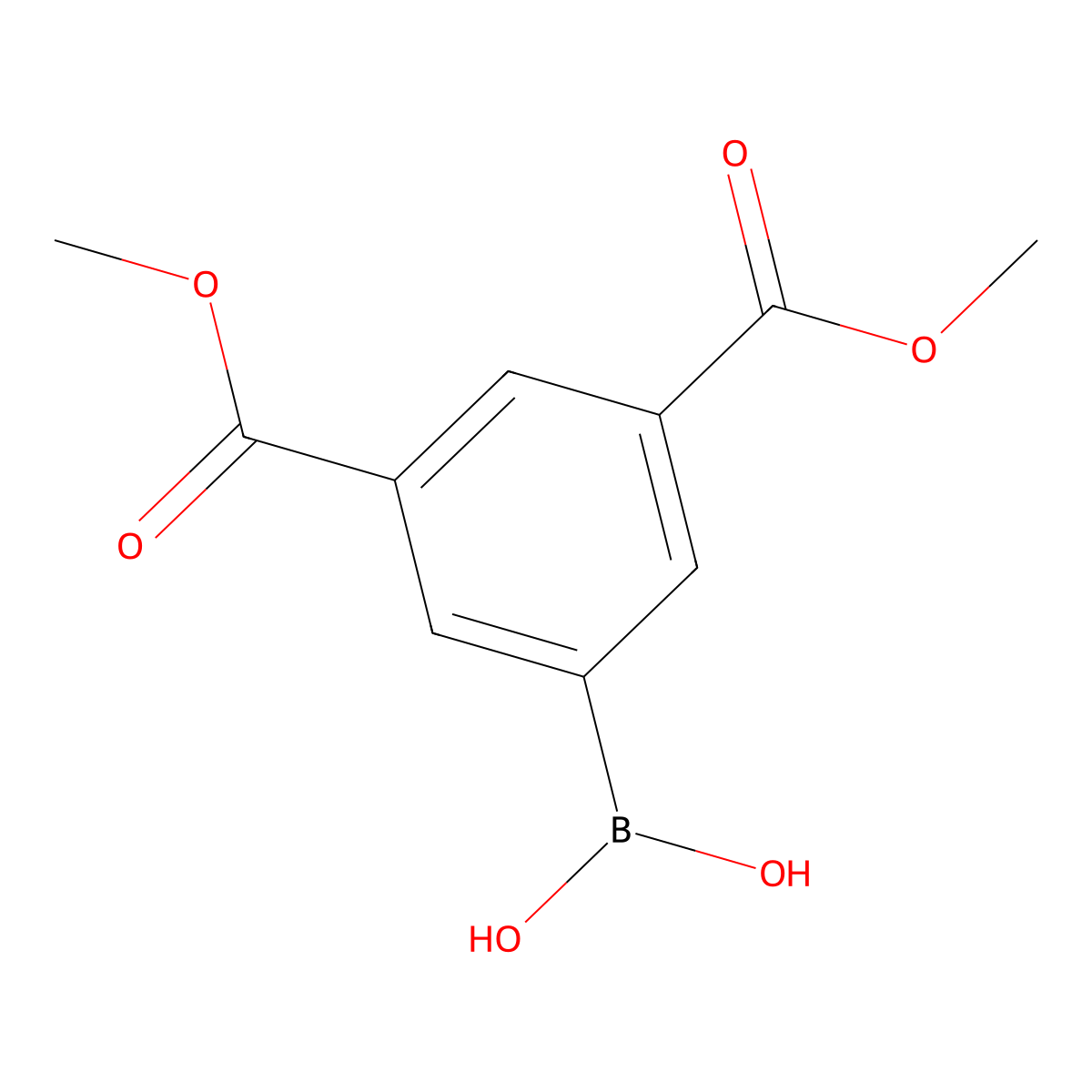3,5-Bis(methoxycarbonyl)phenylboronic acid molecular structure, CAS 177735-55-6