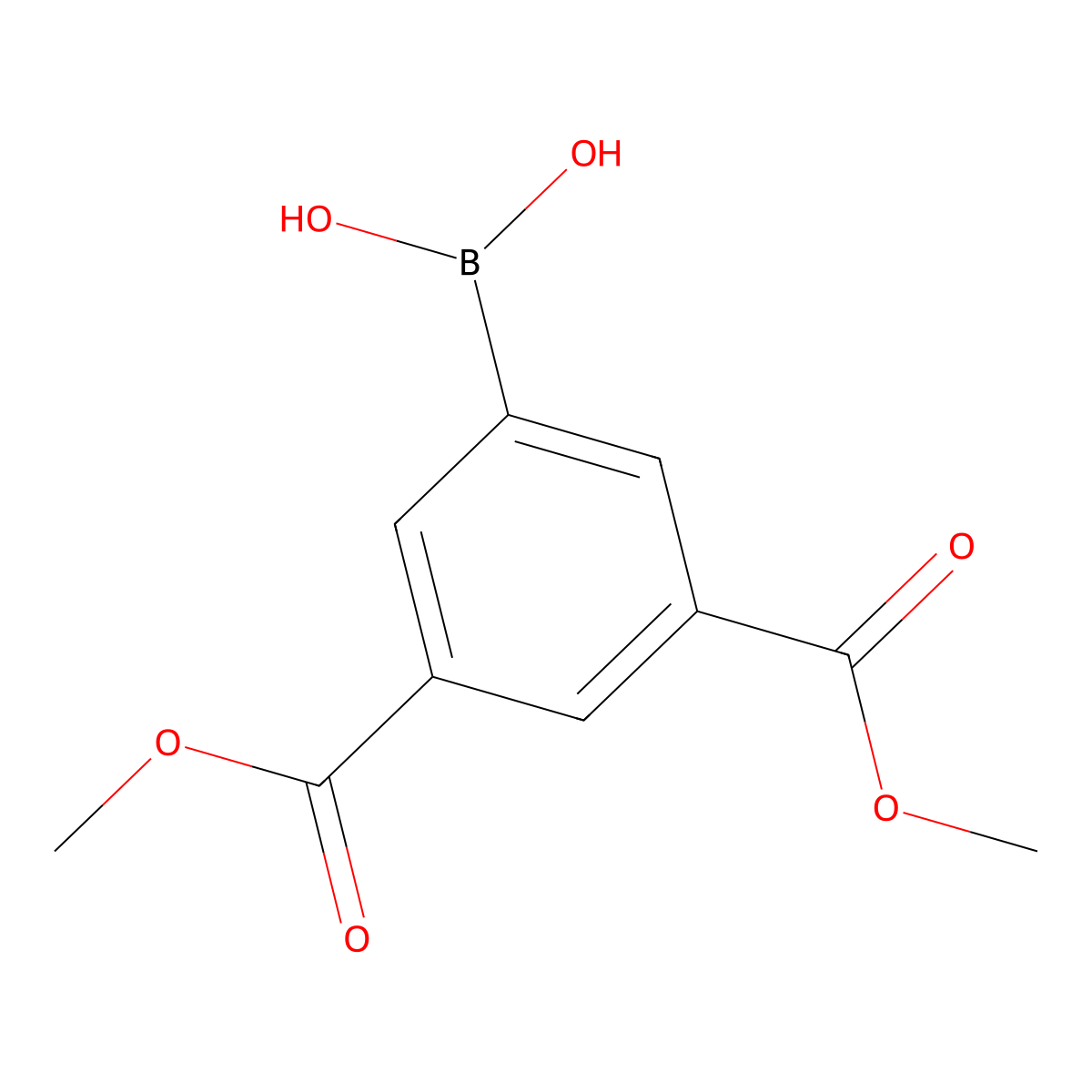 3,5-Bis(methoxycarbonyl)phenylboronic acid molecular structure, CAS 177735-55-6