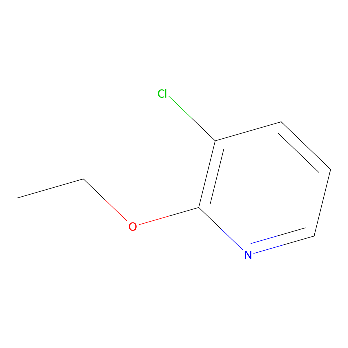 3-Chloro-2-ethoxypyridine molecular structure, CAS 177743-06-5