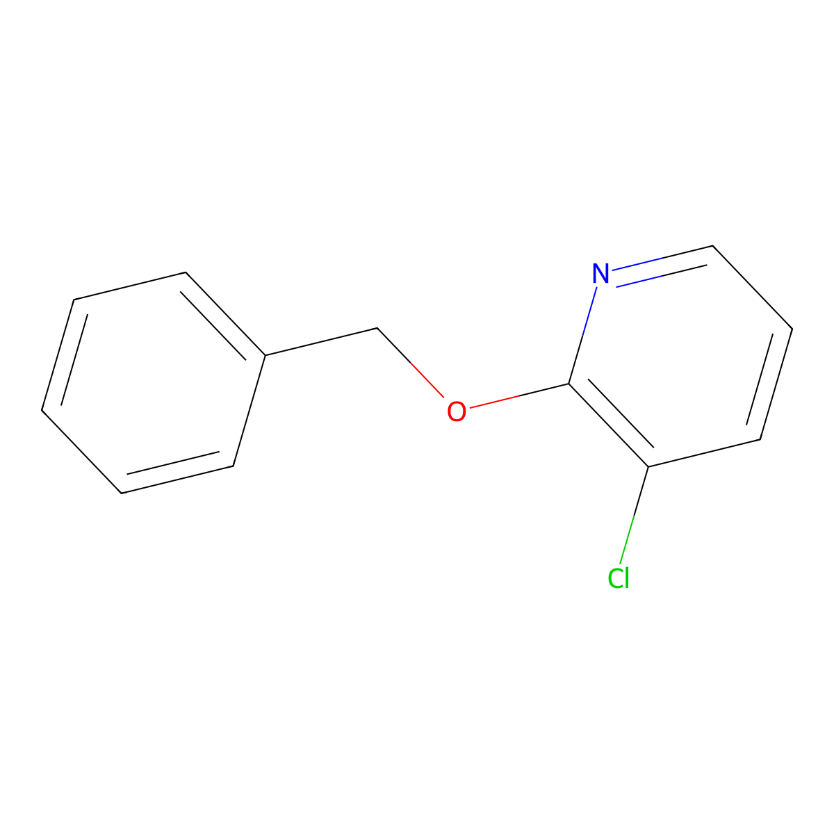 2-(Benzyloxy)-3-chloropyridine molecular structure, CAS 177743-07-6
