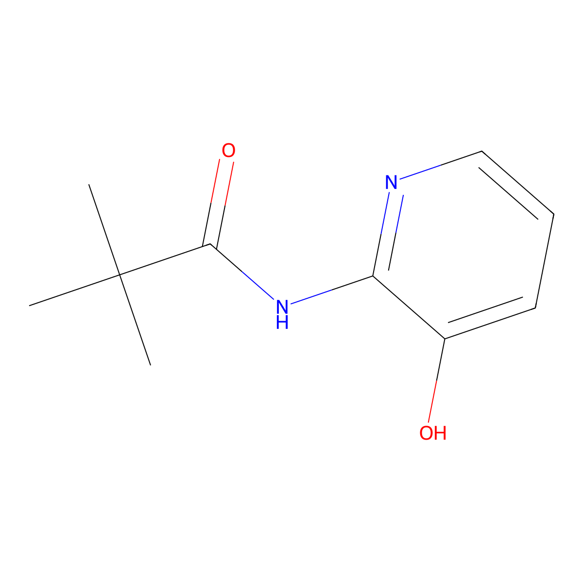 N-(3-Hydroxypyridin-2-yl)pivalamide molecular structure, CAS 177744-83-1