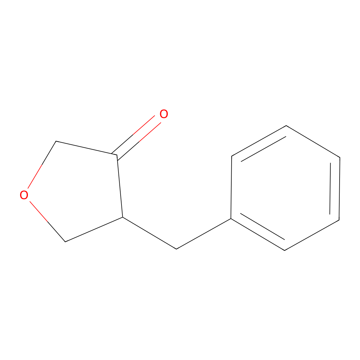 4-Benzyloxolan-3-one molecular structure, CAS 177748-58-2