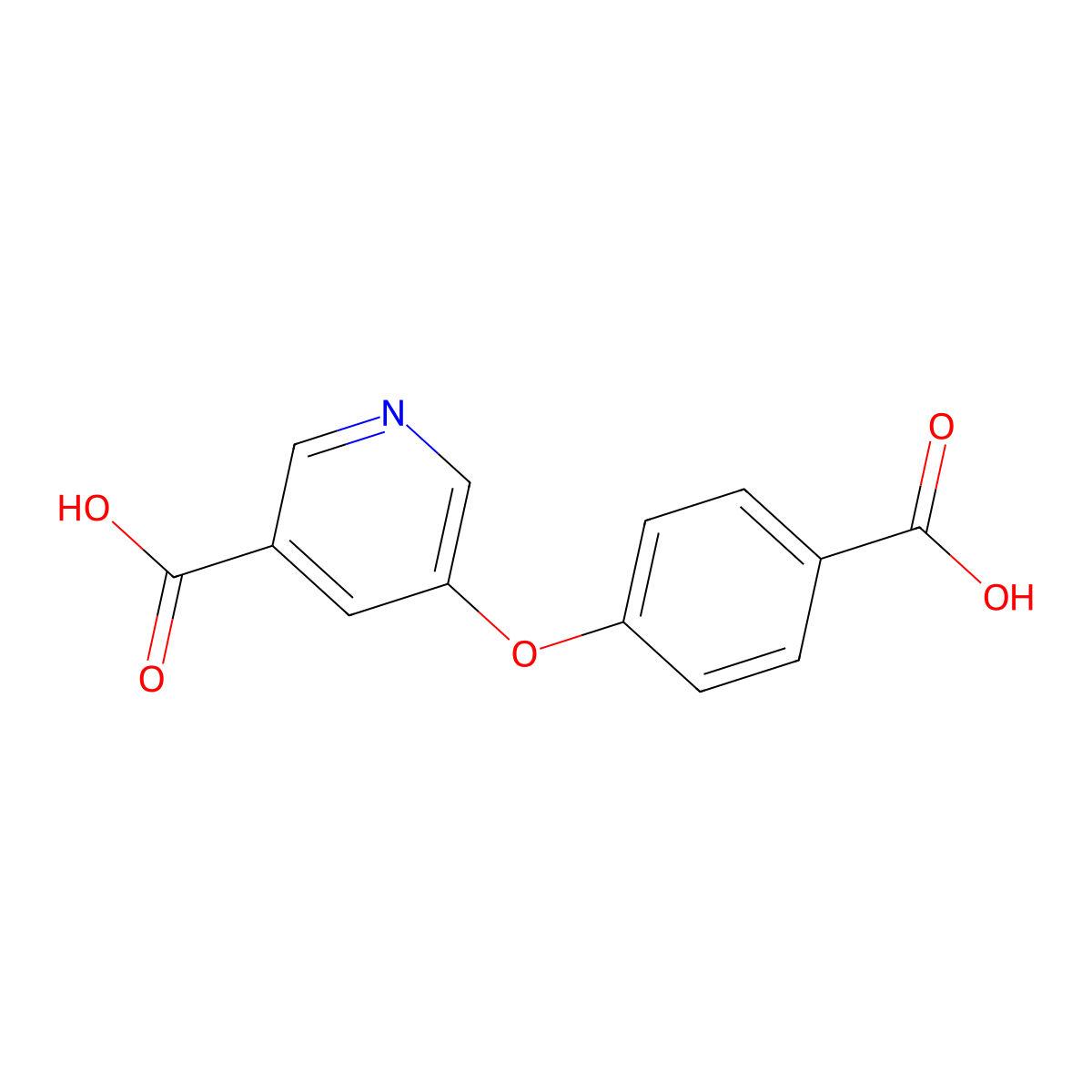 5-(4-Carboxyphenoxy)nicotinic acid molecular structure, CAS 1777822-70-4