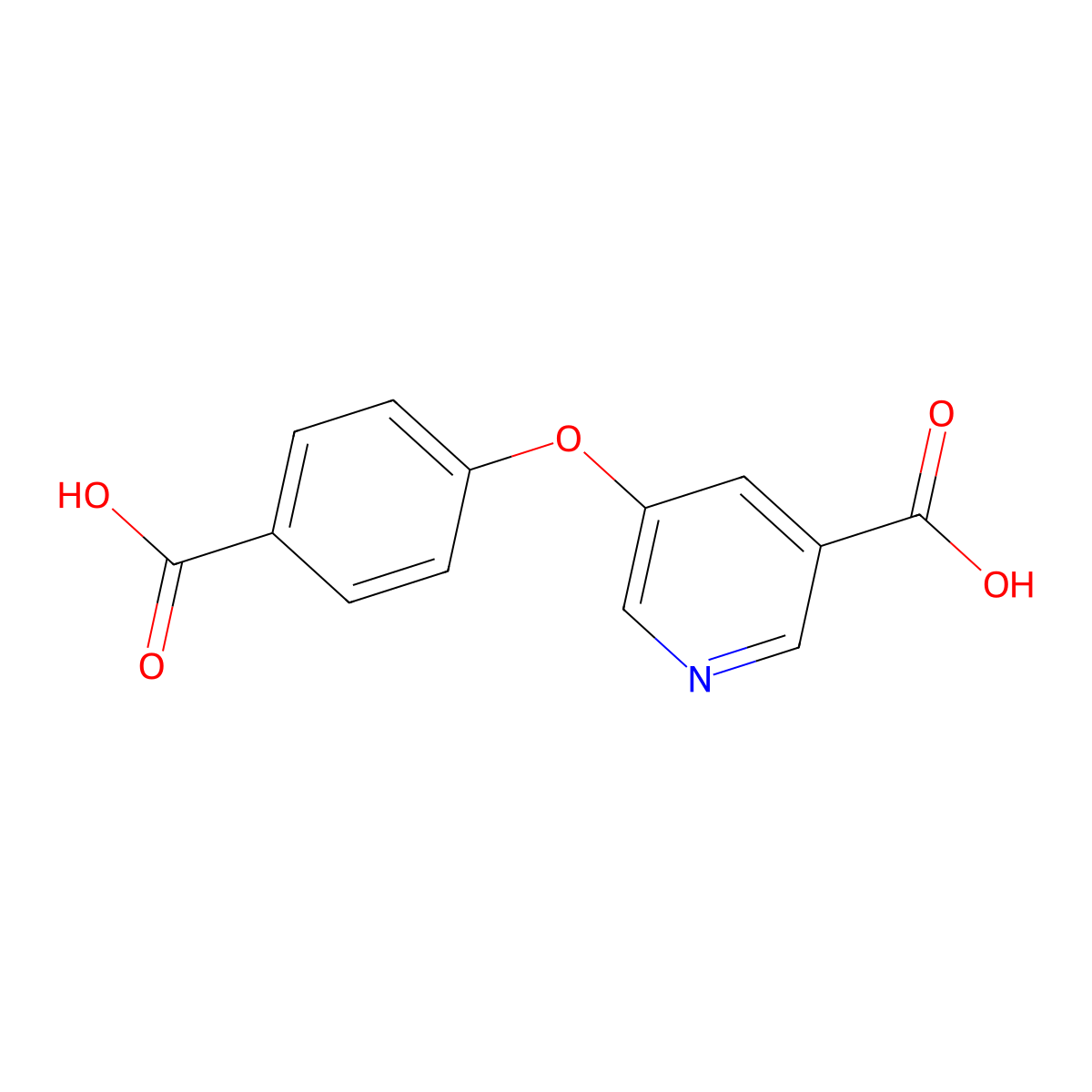 5-(4-Carboxyphenoxy)nicotinic acid molecular structure, CAS 1777822-70-4