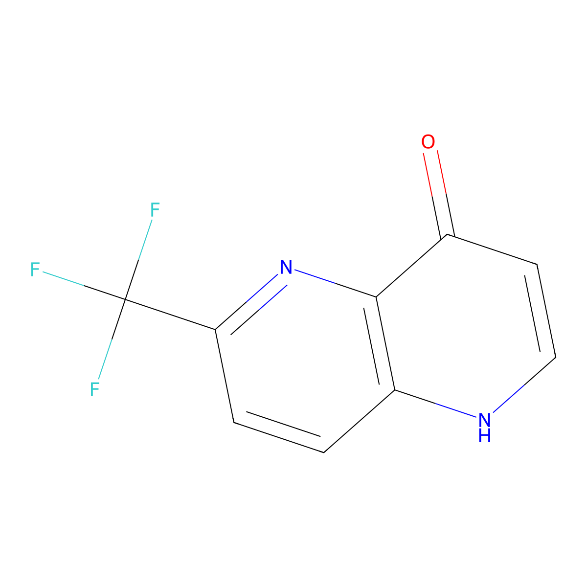 6-Trifluoromethyl-[1,5]naphthyridin-4-ol molecular structure, CAS 1777862-42-6