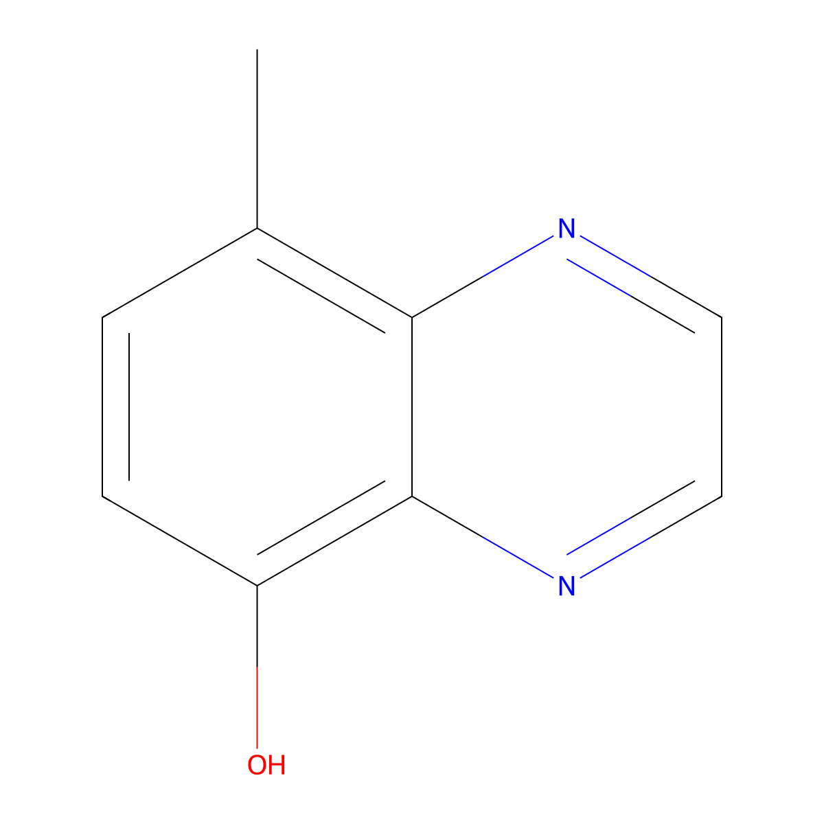 8-Methylquinoxalin-5-ol molecular structure, CAS 1777862-89-1