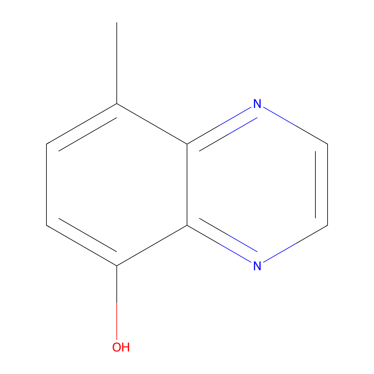 8-Methylquinoxalin-5-ol molecular structure, CAS 1777862-89-1