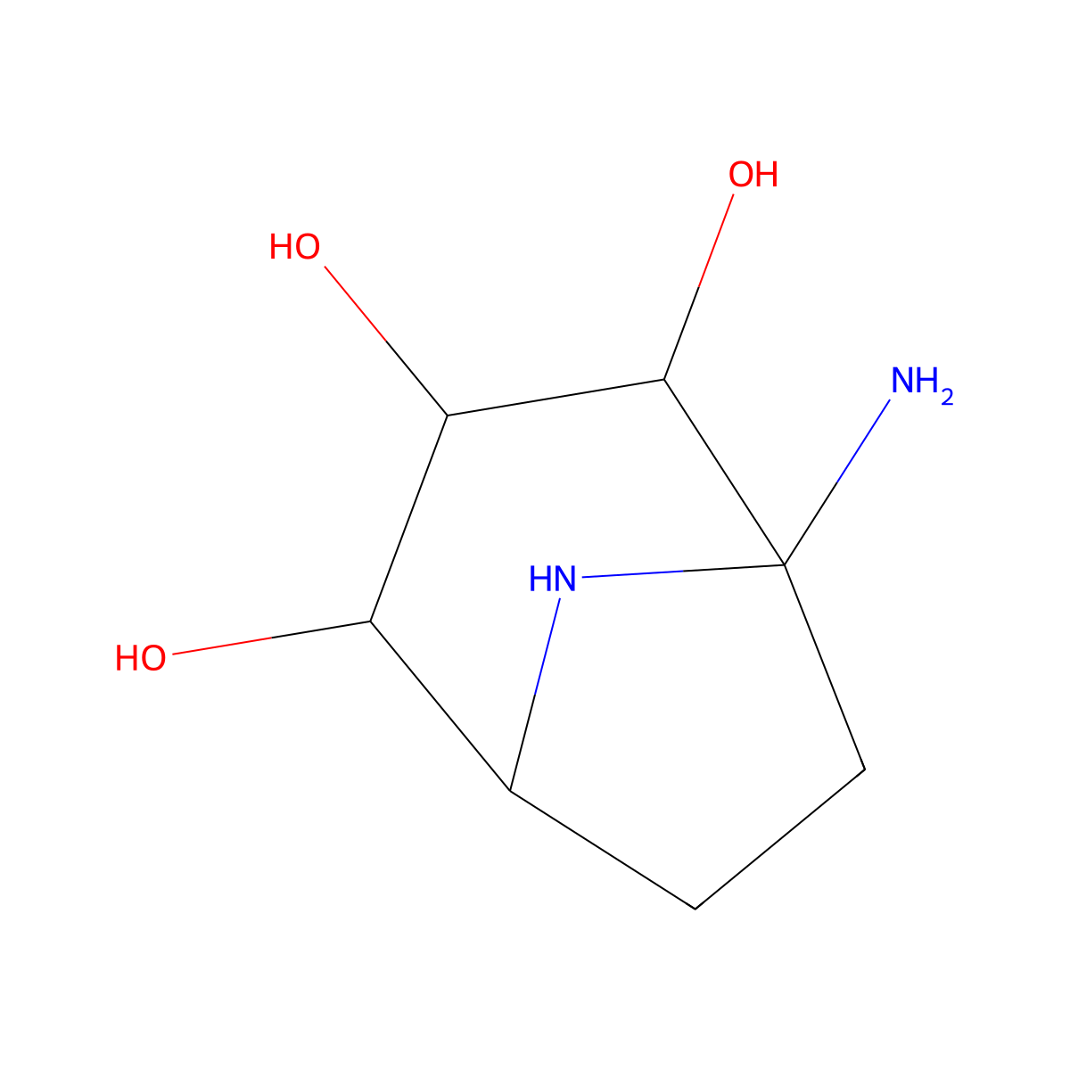 Calystegine N1 molecular structure, CAS 177794-03-5