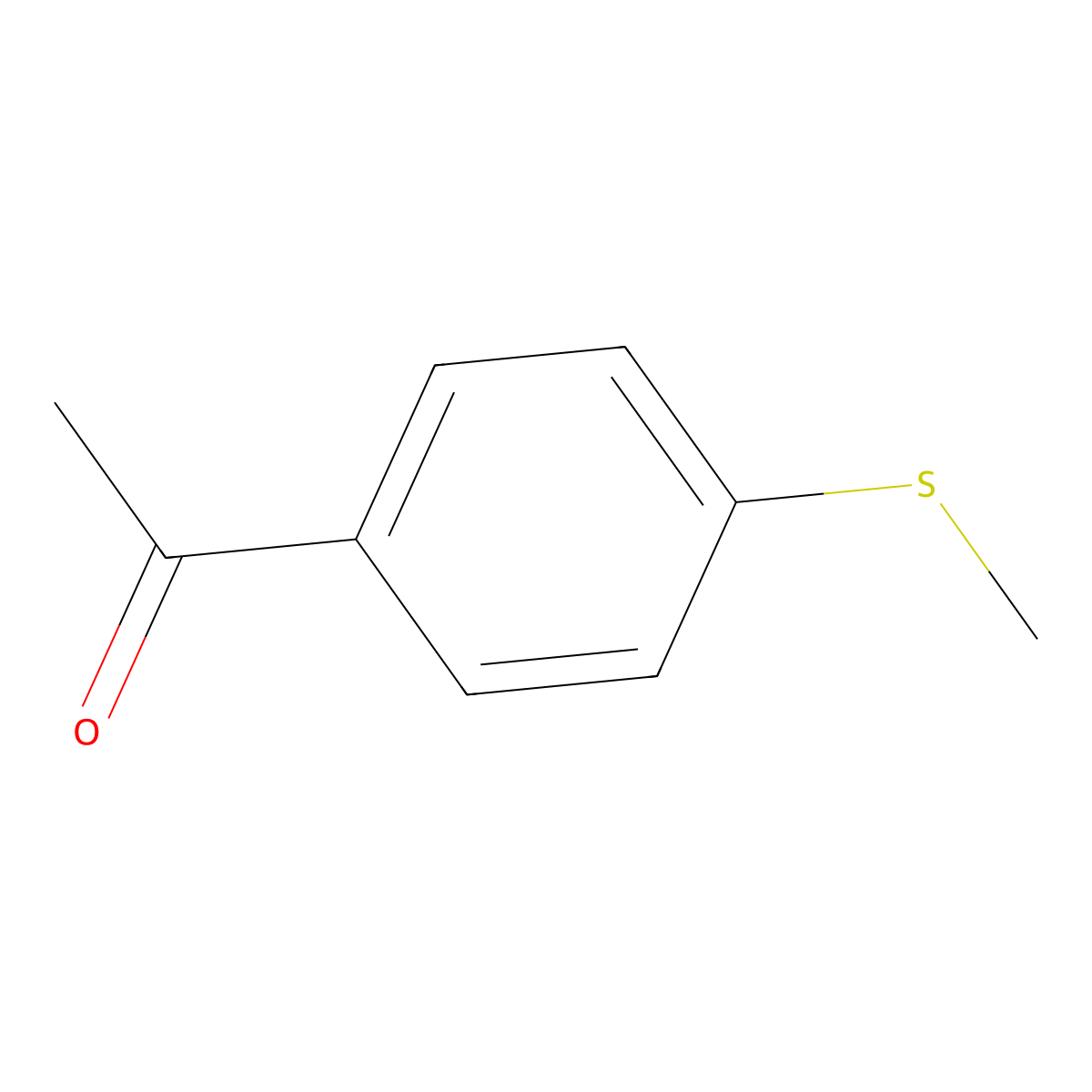 1-(4-(Methylthio)phenyl)ethan-1-one molecular structure, CAS 1778-09-2
