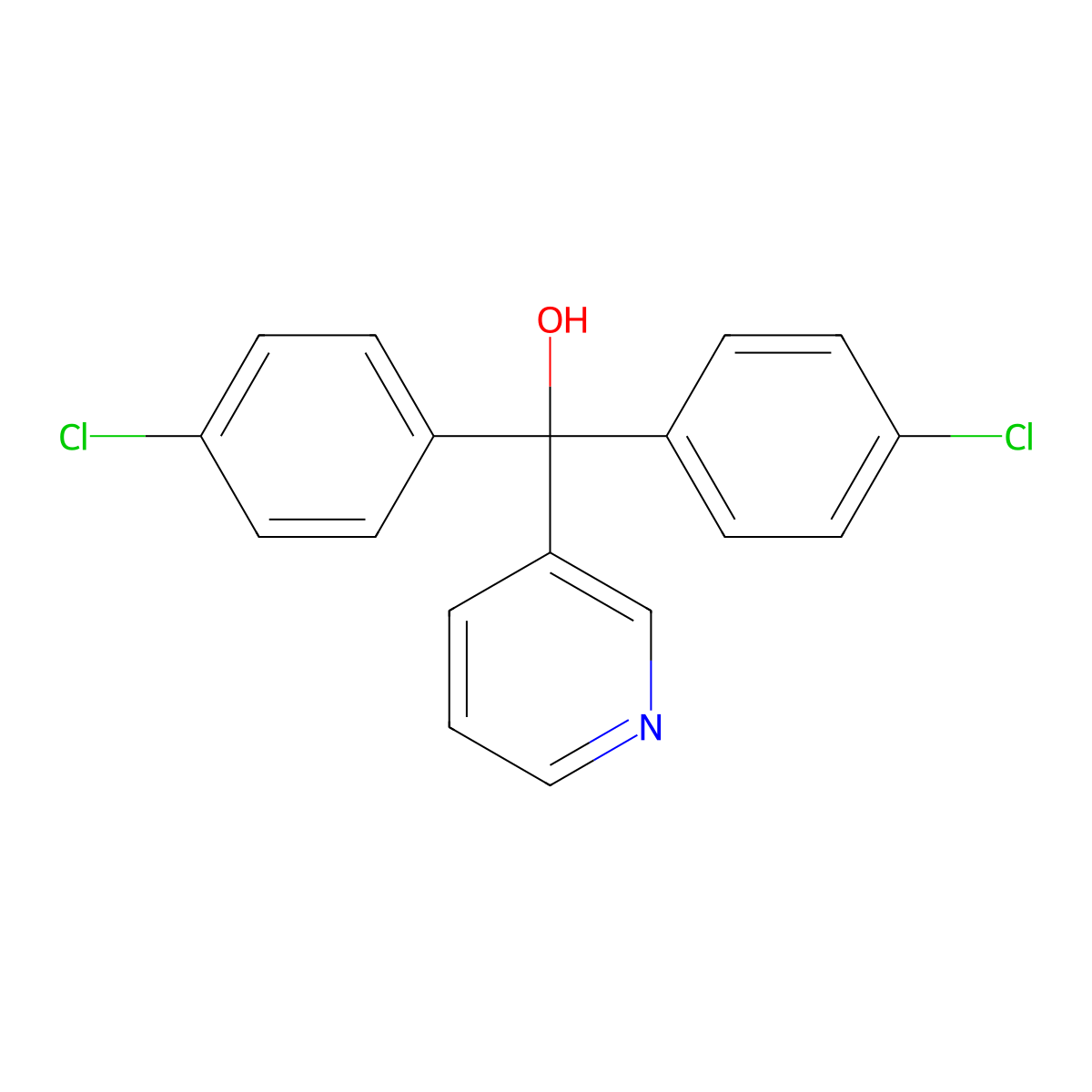 Parinol molecular structure, CAS 17781-31-6