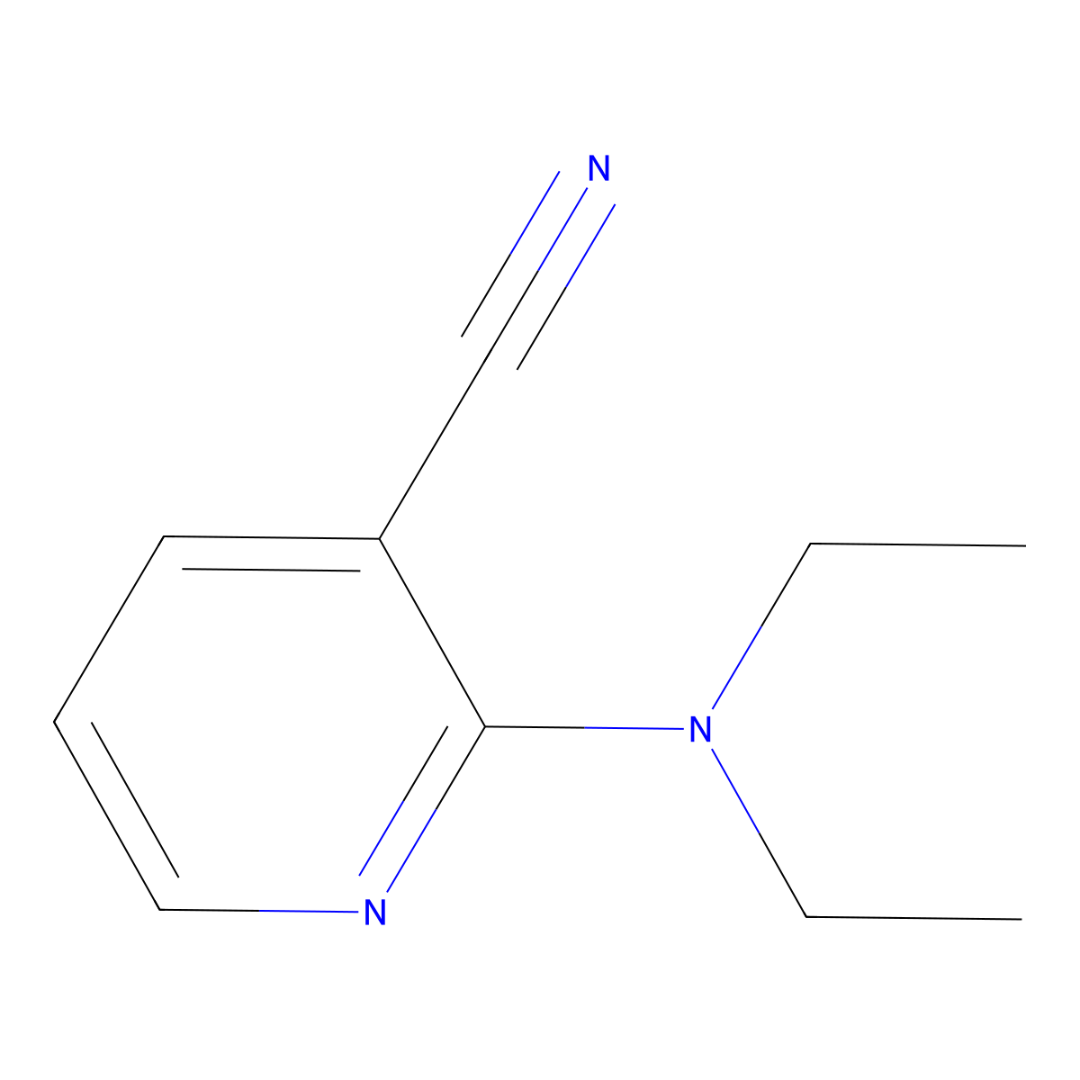2-(Diethylamino)nicotinonitrile molecular structure, CAS 17782-02-4