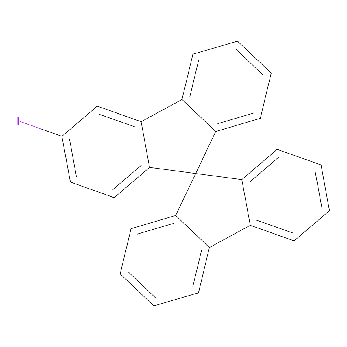 3-Iodo-9,9'-spirobi[fluorene] molecular structure, CAS 1778649-23-2