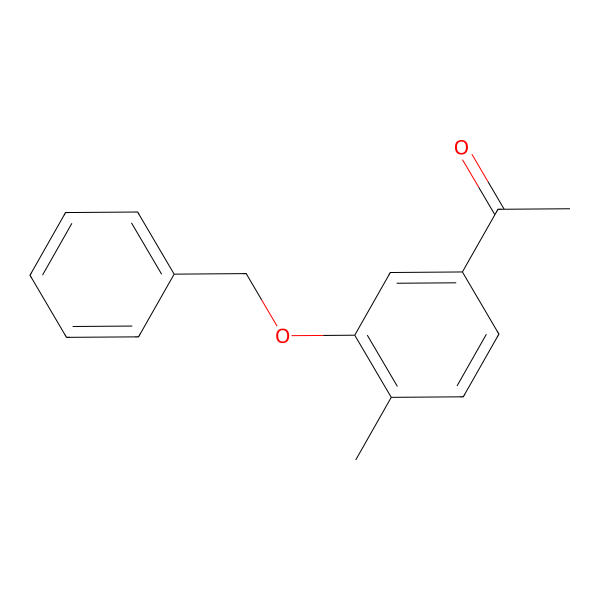 1-[4-Methyl-3-(phenylmethoxy)phenyl]ethanone molecular structure, CAS 1778698-92-2