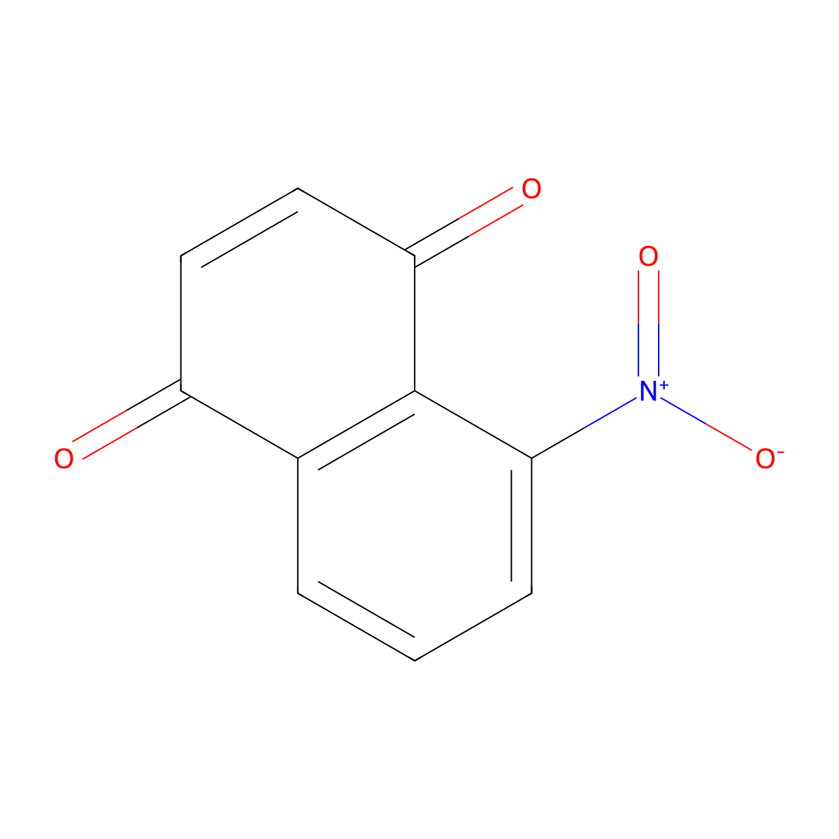 5-Nitronaphthalene-1,4-dione molecular structure, CAS 17788-47-5