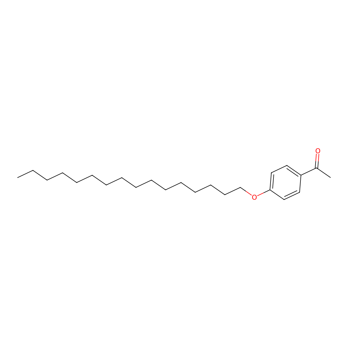 1-[4-(Hexadecyloxy)phenyl]ethanone molecular structure, CAS 17788-58-8
