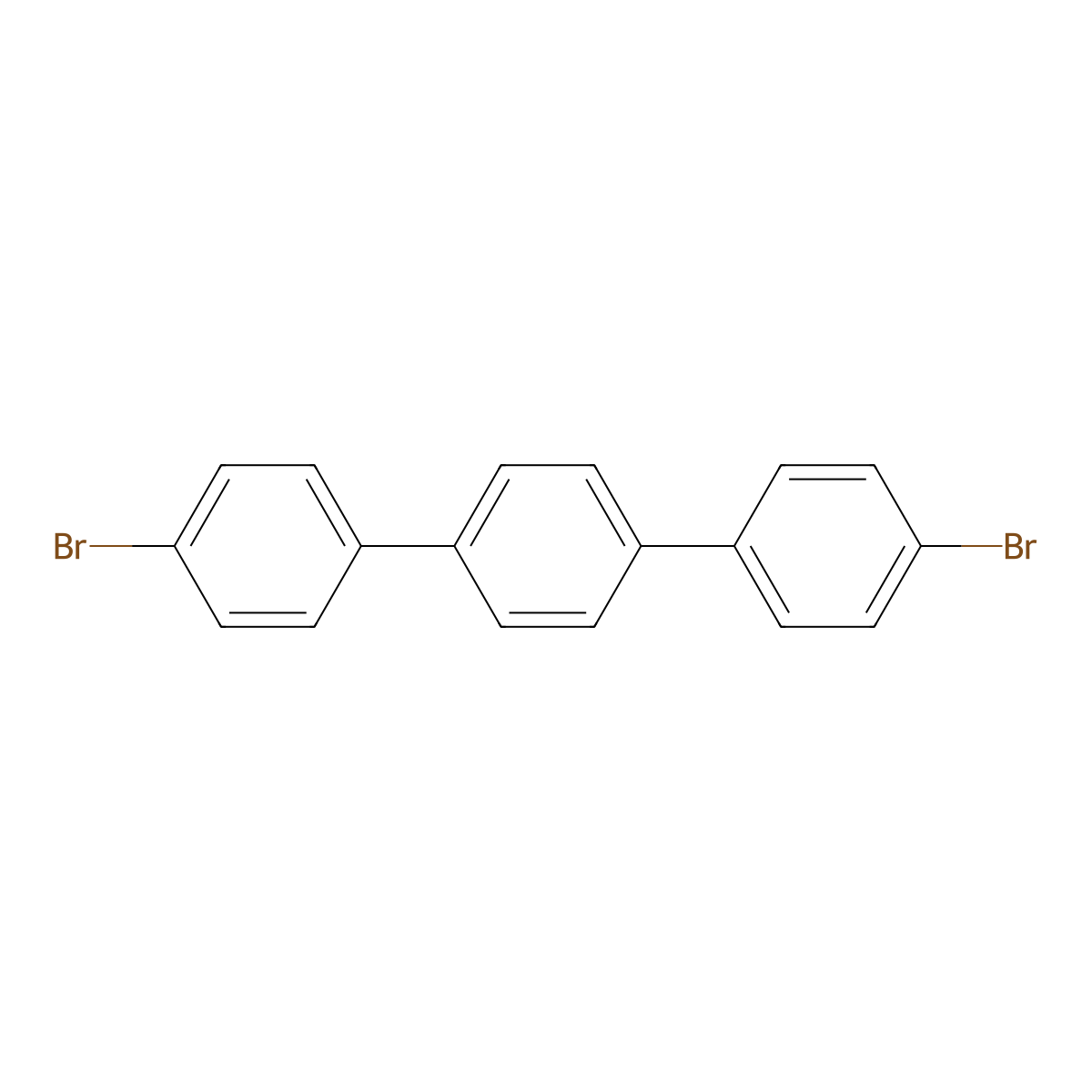 4,4''-Dibromo-p-terphenyl molecular structure, CAS 17788-94-2