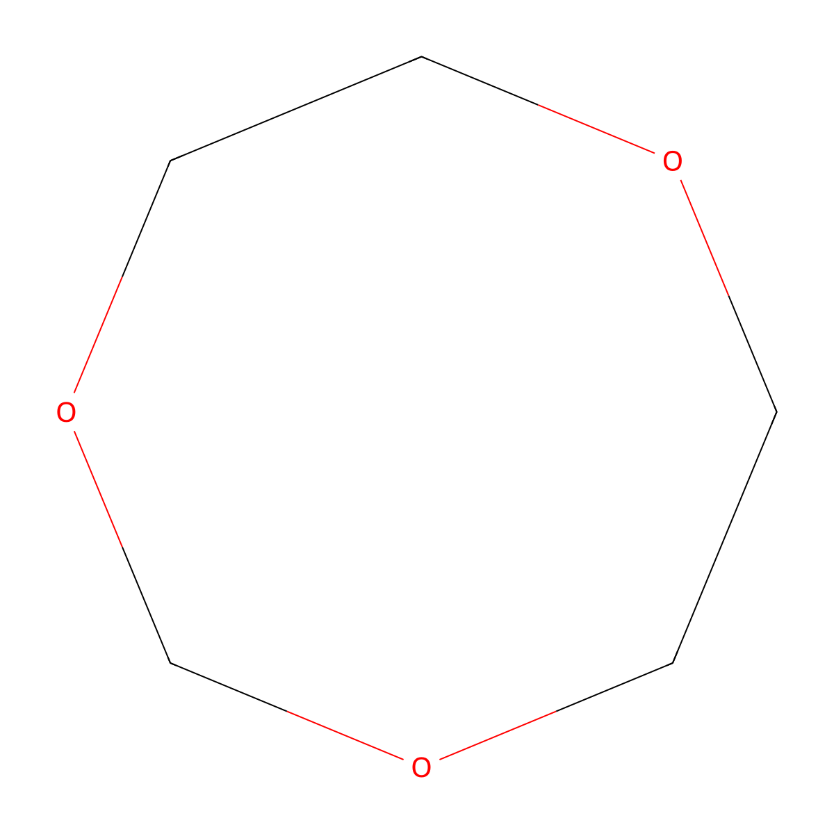 1,3,6-Trioxocane molecular structure, CAS 1779-19-7