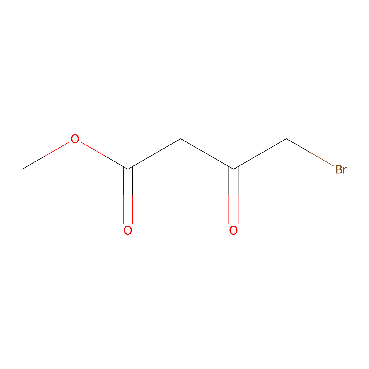 Methyl 4-bromo-3-oxobutanoate molecular structure, CAS 17790-81-7