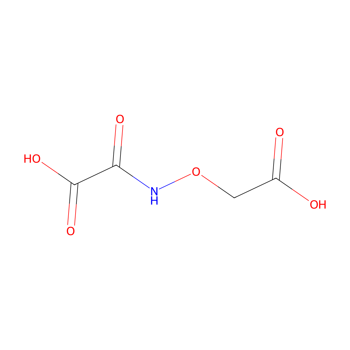 2-(Carboxymethoxyamino)-2-oxoacetic acid molecular structure, CAS 177902-90-8