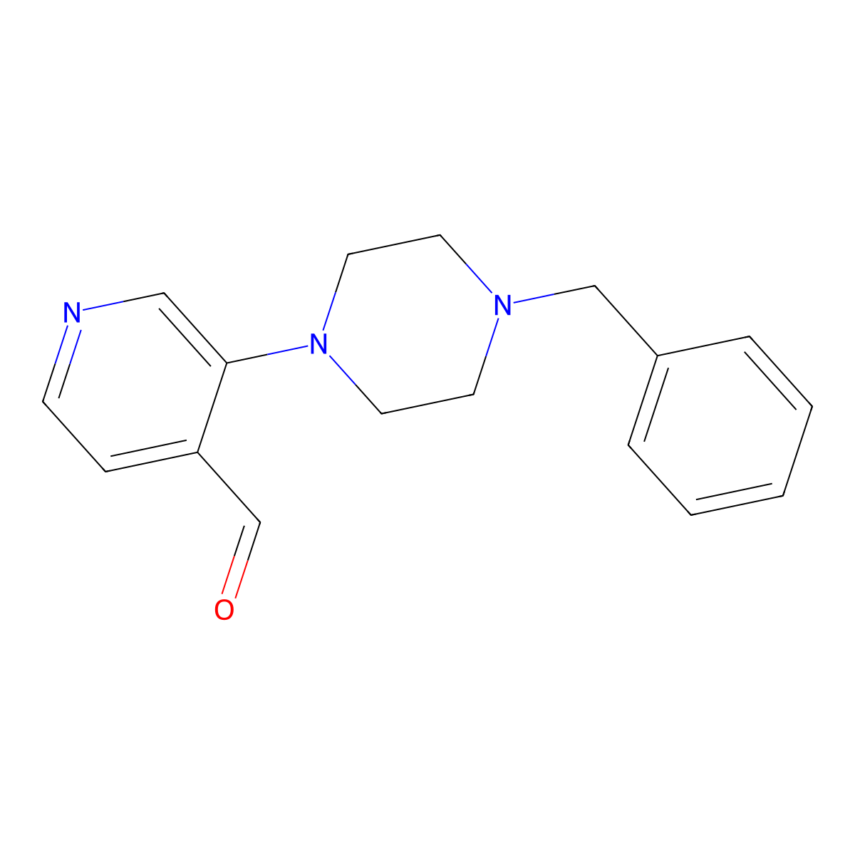 3-(4-Benzylpiperazin-1-yl)isonicotinaldehyde molecular structure, CAS 1779121-65-1