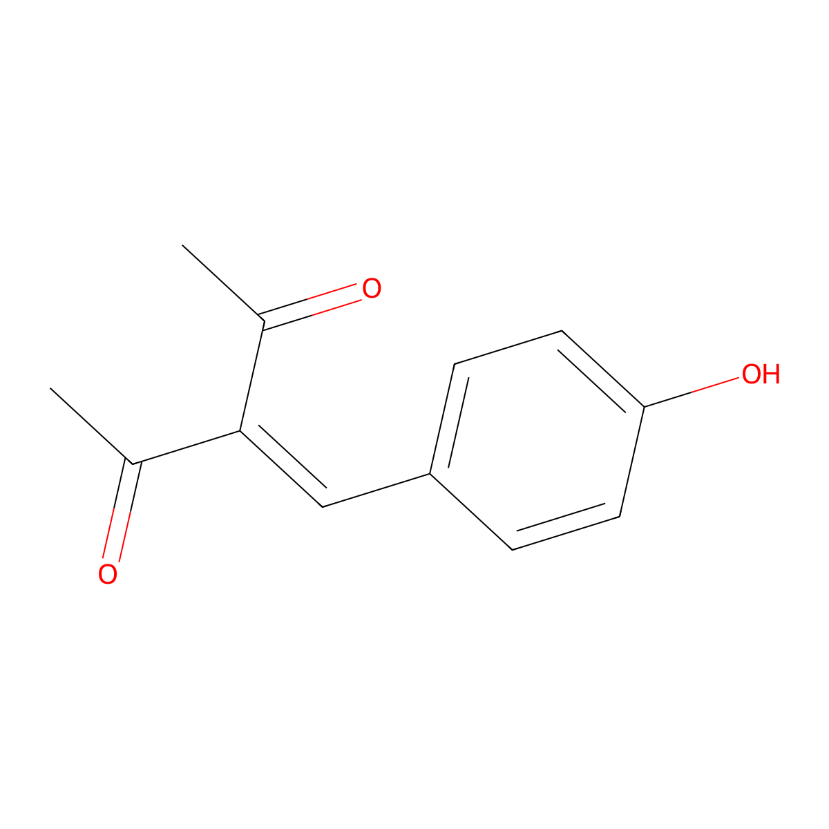 p-Hydroxy-beta,beta-diacetylstyrene molecular structure, CAS 17792-58-4