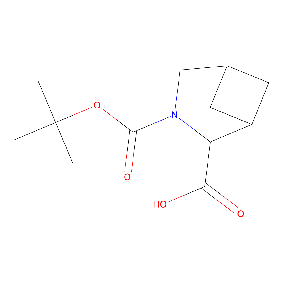 3-Tert-butoxycarbonyl-3-azabicyclo[3.1.1]heptane-2-carboxylic acid molecular structure, CAS 1779398-69-4