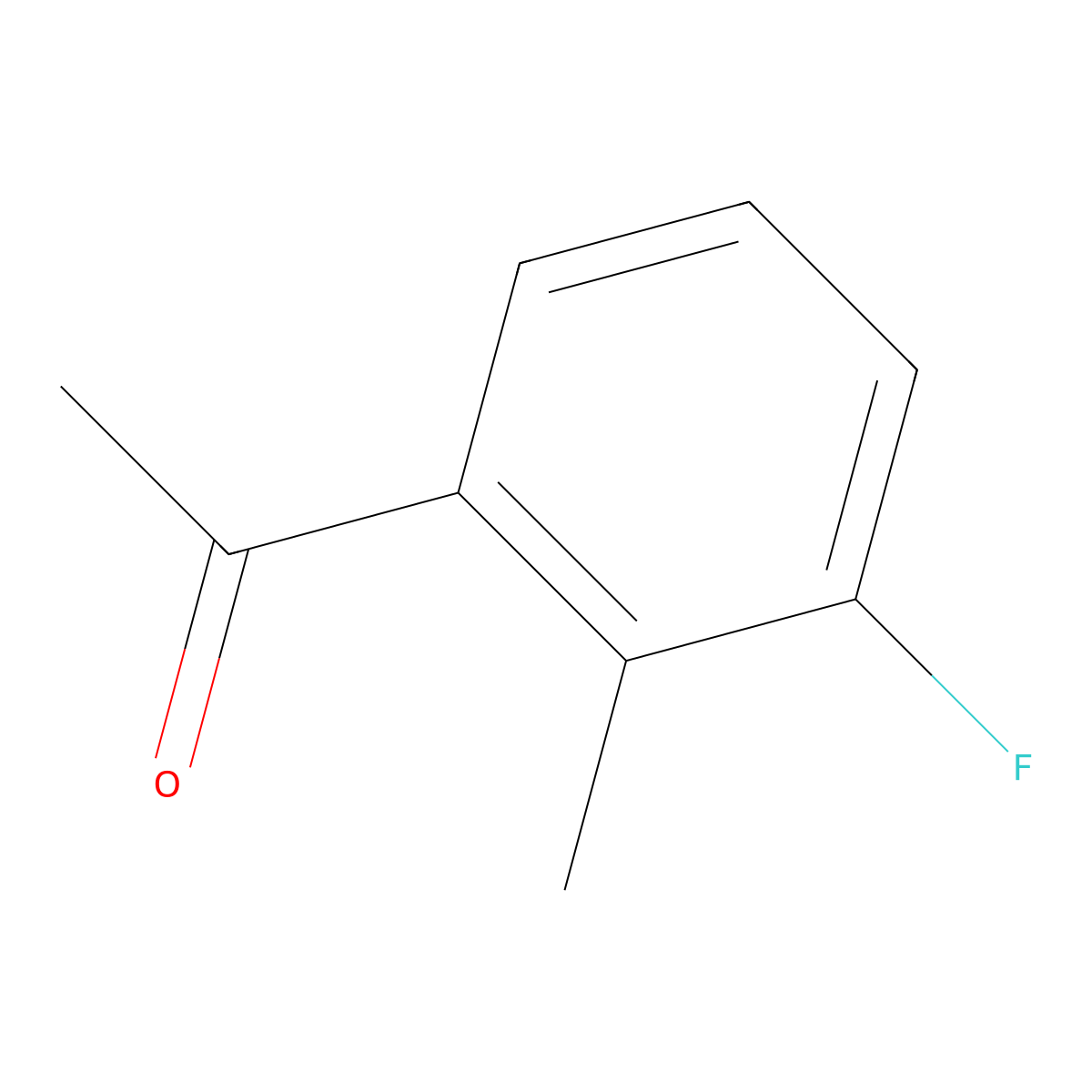1-(3-Fluoro-2-methylphenyl)ethan-1-one molecular structure, CAS 177942-47-1