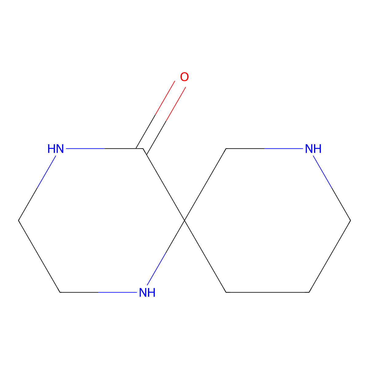 1,4,8-Triazaspiro[5.5]undecan-5-one molecular structure, CAS 1779468-27-7