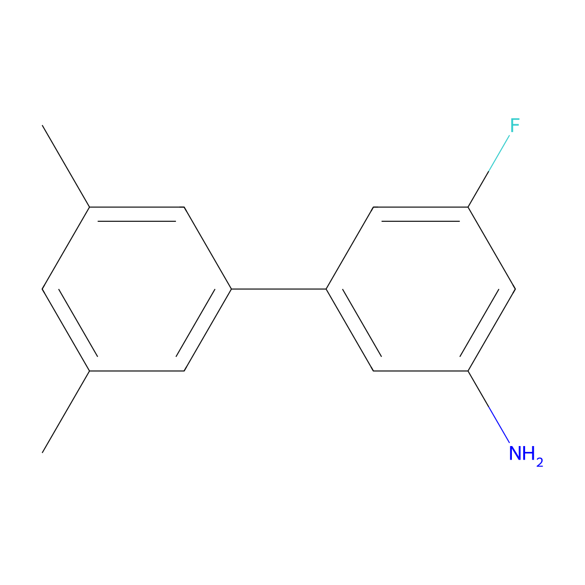 3-(3,5-Dimethylphenyl)-5-fluoroaniline molecular structure, CAS 1779496-64-8