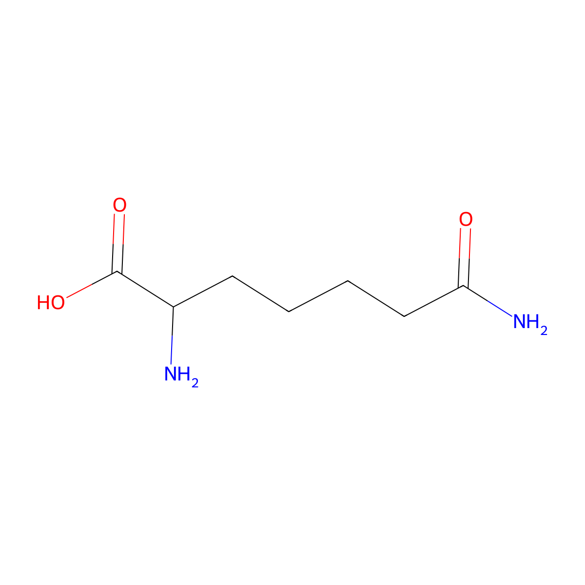 2-Aminopimelamic acid molecular structure, CAS 1779605-01-4