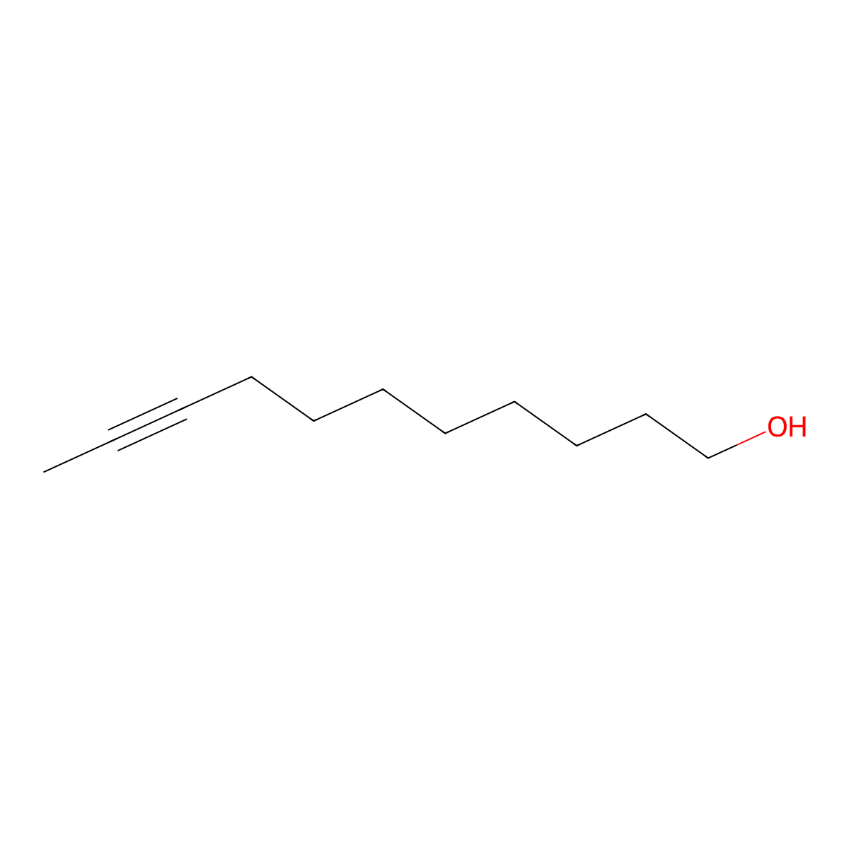 9-Undecyn-1-ol molecular structure, CAS 177961-61-4