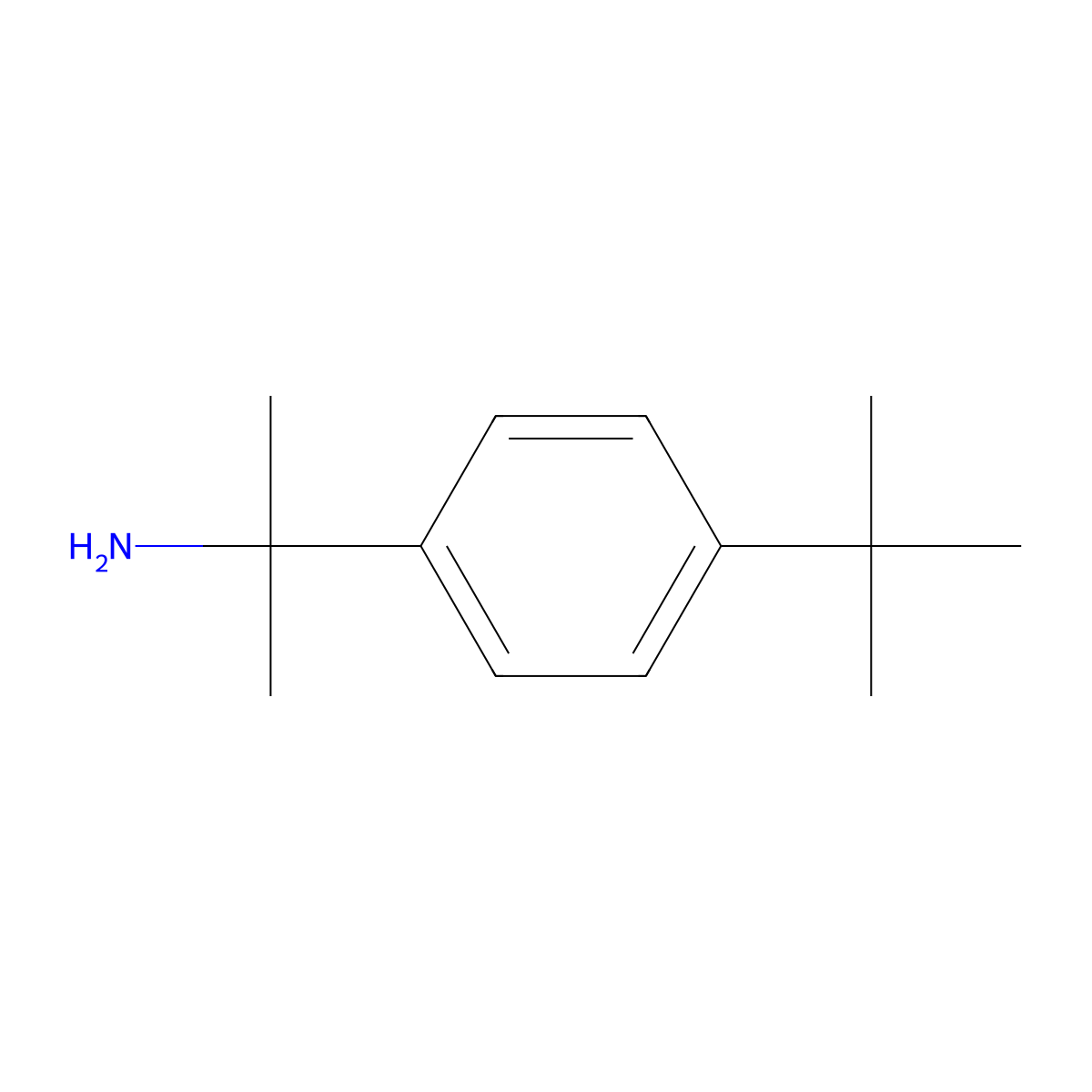 2-(4-Tert-butylphenyl)propan-2-amine molecular structure, CAS 17797-09-0