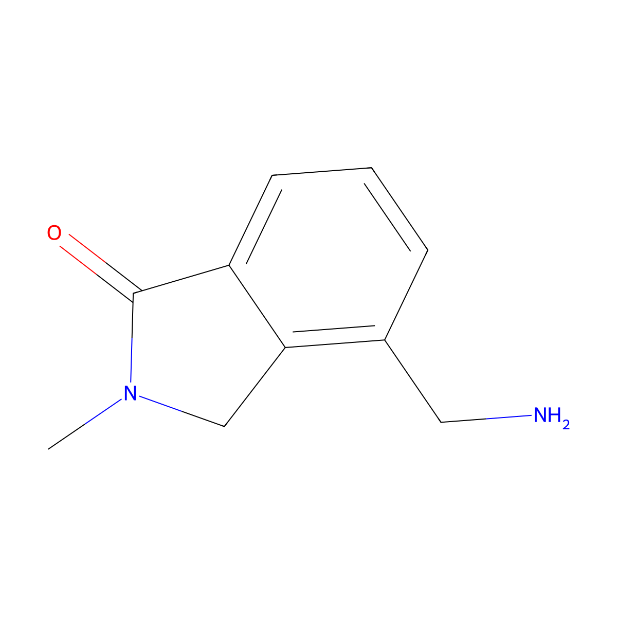 4-(aminomethyl)-2-methyl-3H-isoindol-1-one molecular structure, CAS 1779767-16-6