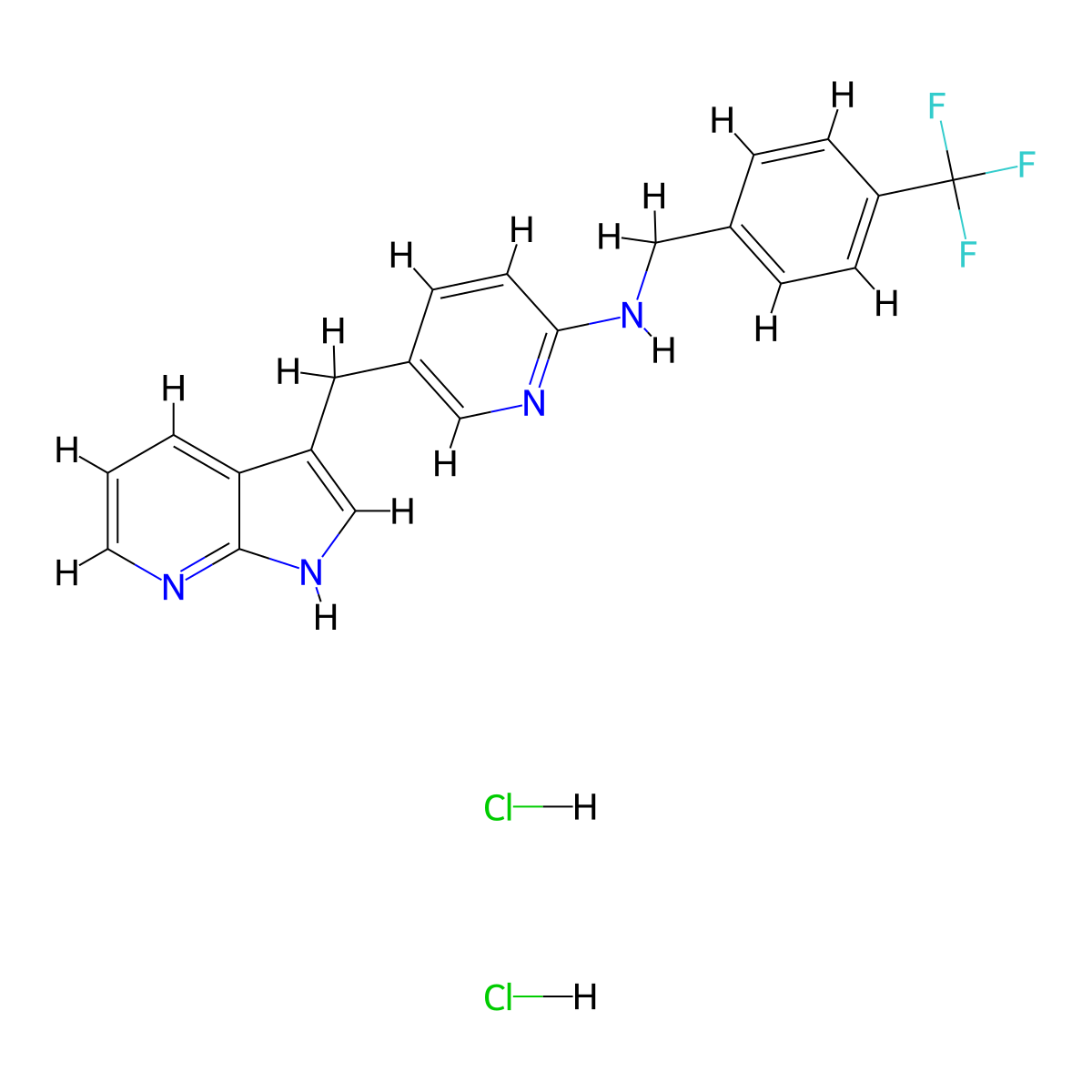 PLX 647 dihydrochloride molecular structure, CAS 1779796-38-1