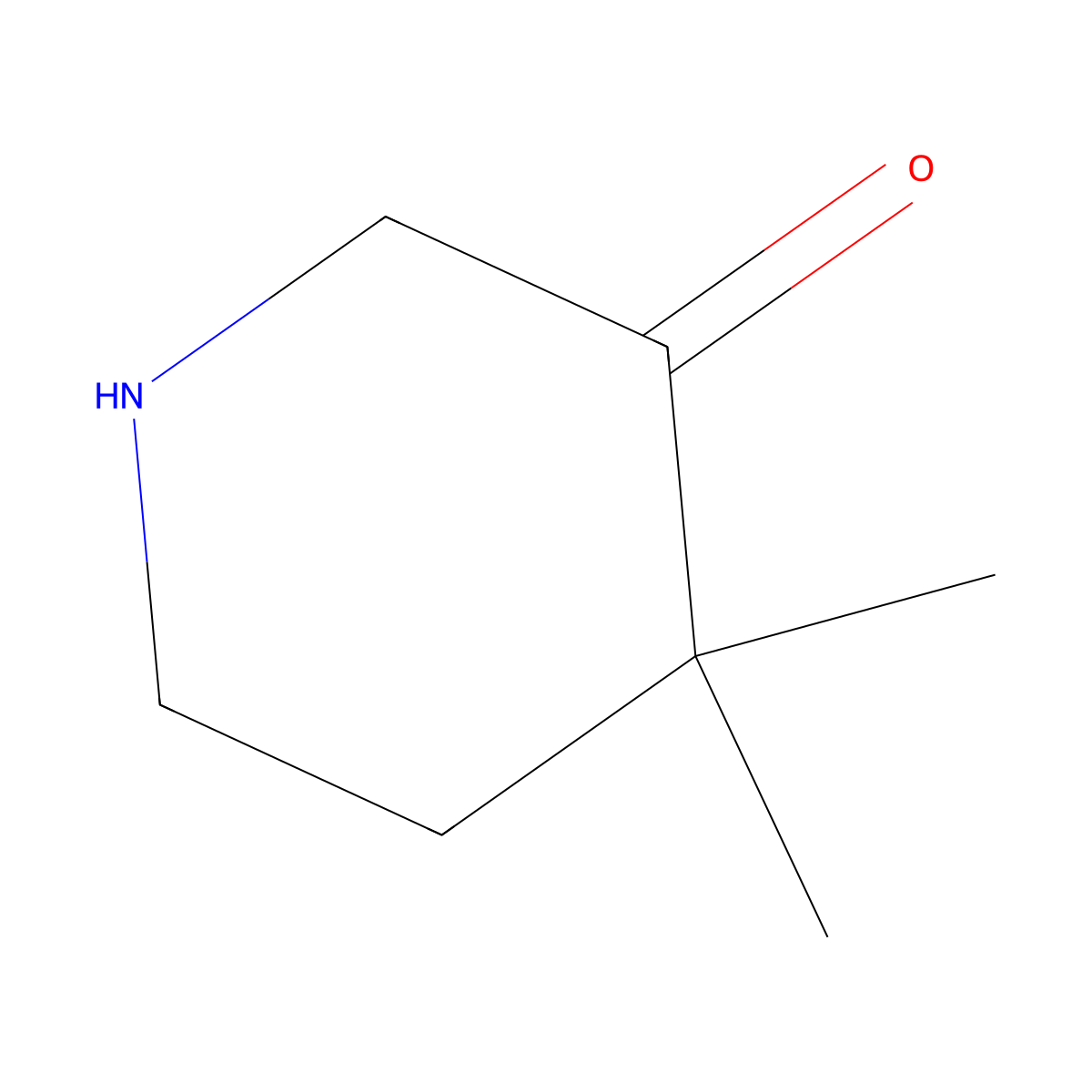 4,4-Dimethylpiperidin-3-one molecular structure, CAS 1779804-82-8
