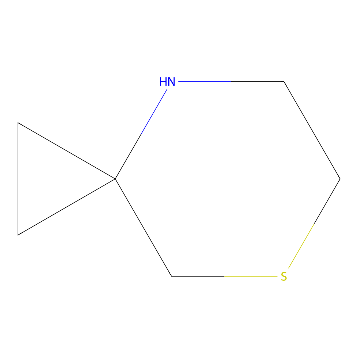 7-Thia-4-azaspiro[2.5]octane molecular structure, CAS 1779805-52-5