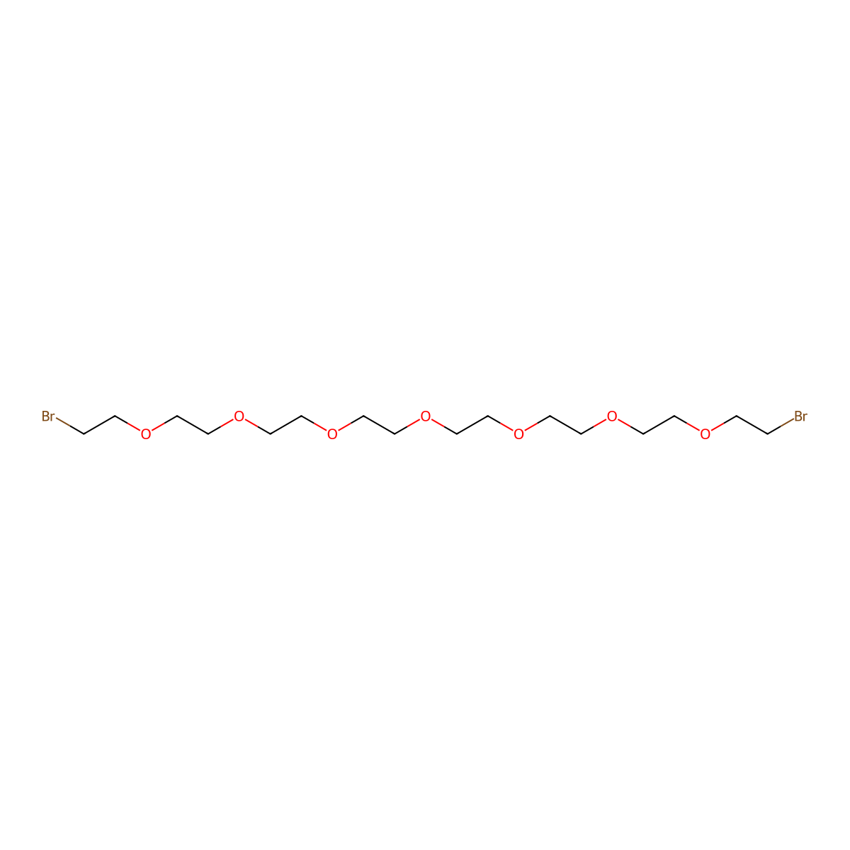 Br-PEG7-Br molecular structure, CAS 177987-04-1