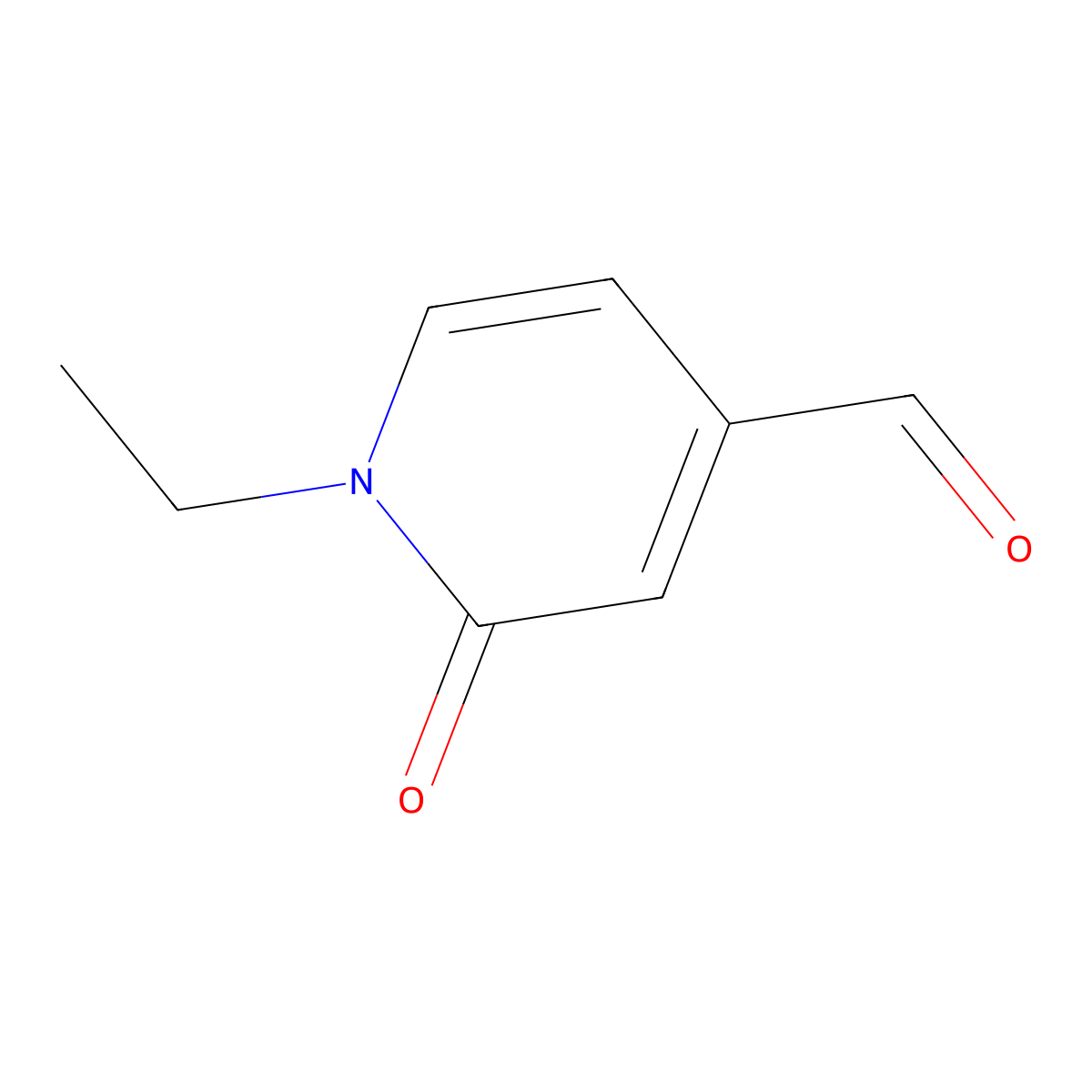 1-Ethyl-2-oxo-1,2-dihydropyridine-4-carbaldehyde molecular structure, CAS 1779923-25-9
