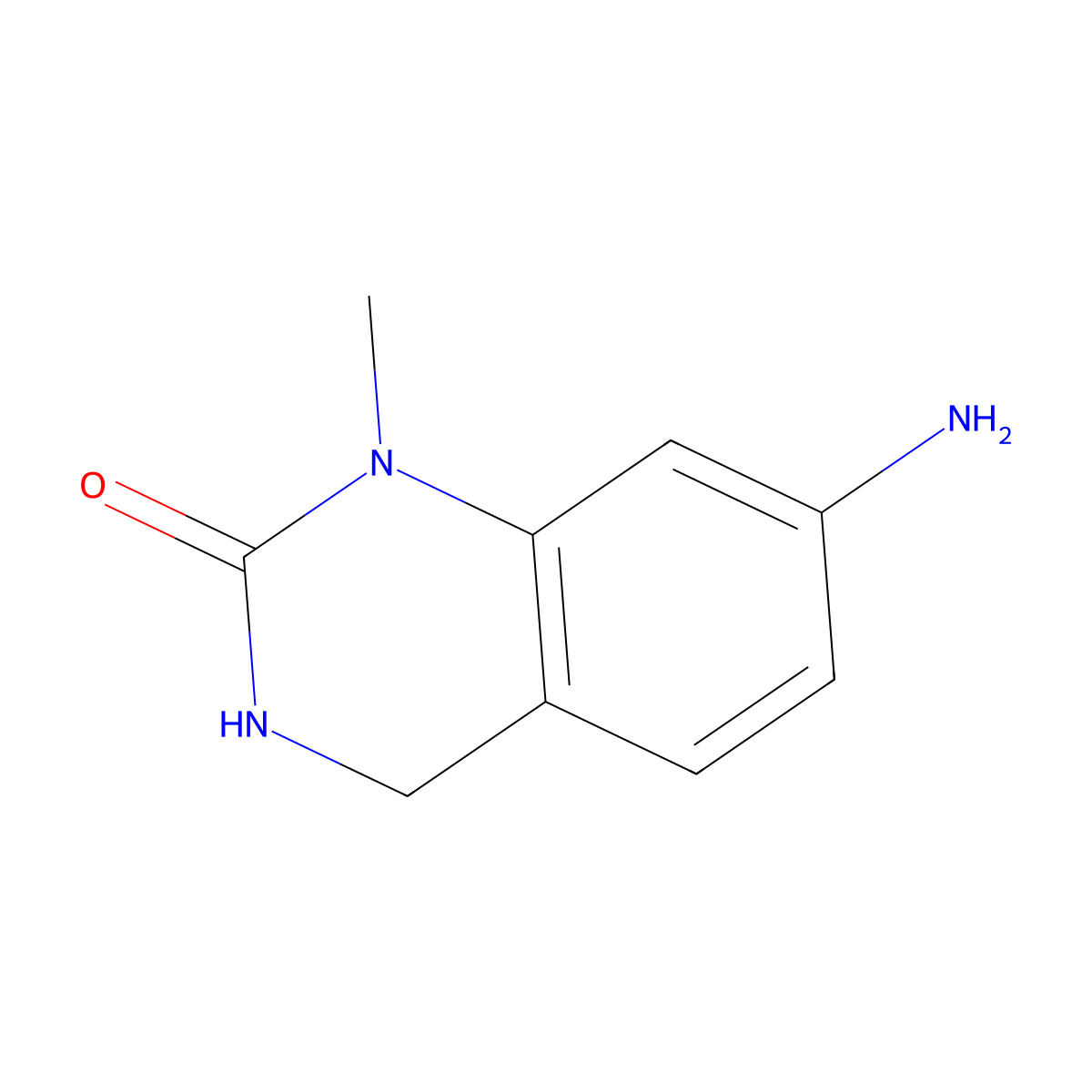 7-Amino-1-methyl-3,4-dihydroquinazolin-2(1H)-one molecular structure, CAS 1779934-98-3