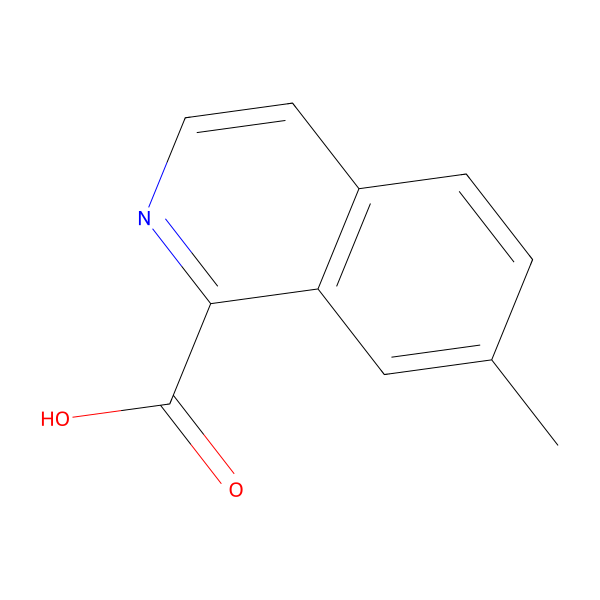 7-Methylisoquinoline-1-carboxylic acid molecular structure, CAS 1779946-13-2
