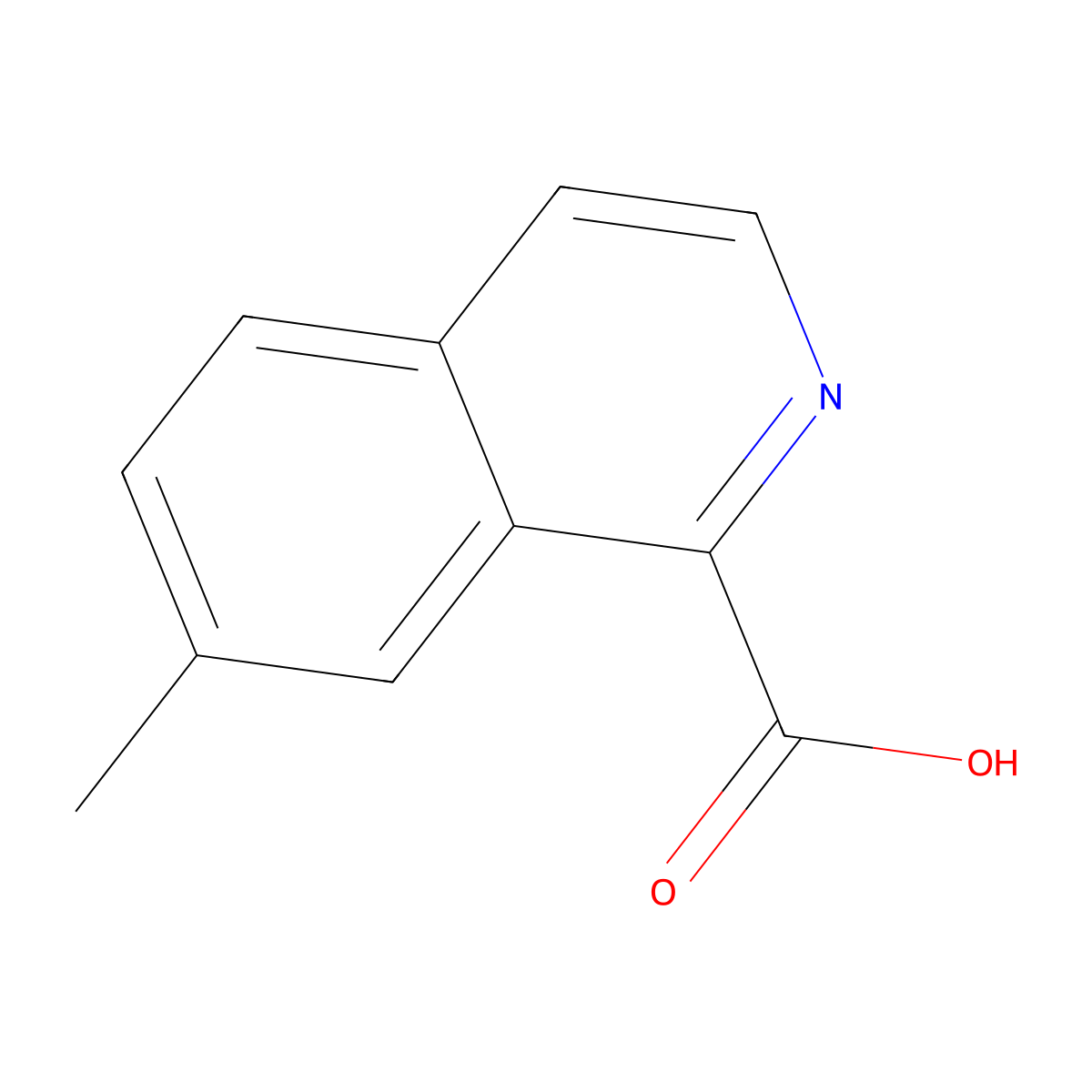 7-Methylisoquinoline-1-carboxylic acid molecular structure, CAS 1779946-13-2