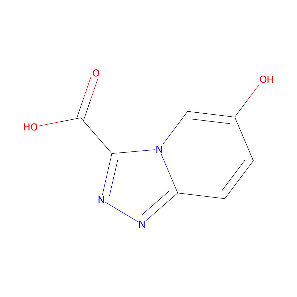 6-Hydroxy-[1,2,4]triazolo[4,3-a]pyridine-3-carboxylic acid molecular structure, CAS 1779956-96-5