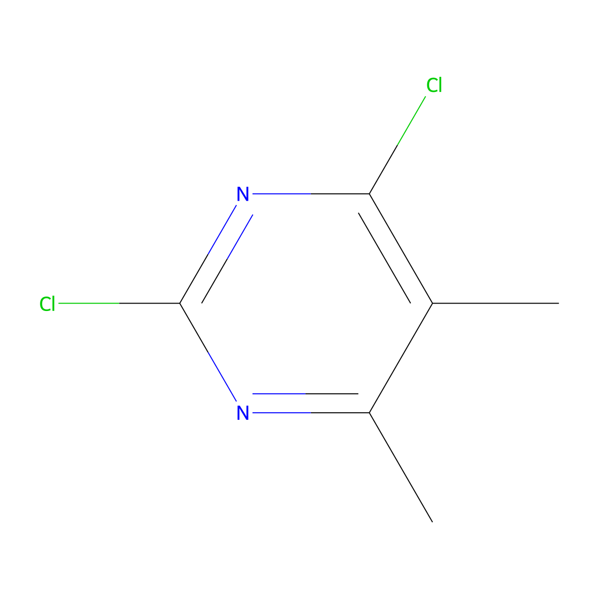 2,4-Dichloro-5,6-dimethylpyrimidine molecular structure, CAS 1780-32-1
