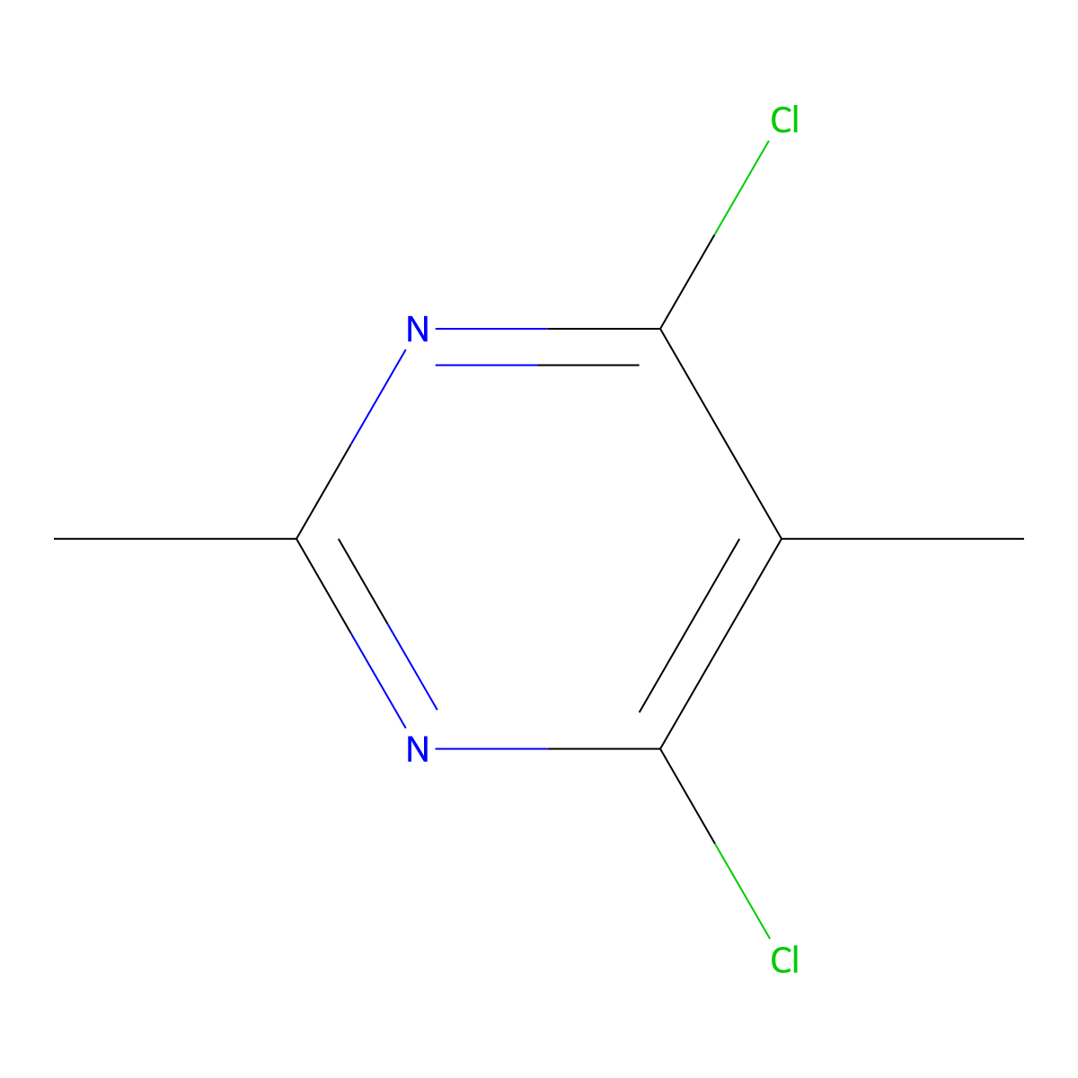 4,6-Dichloro-2,5-dimethylpyrimidine molecular structure, CAS 1780-33-2