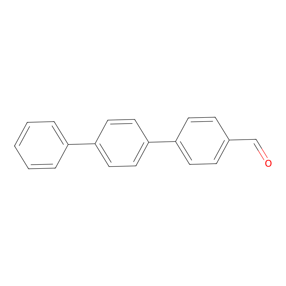 [1,1':4',1''-Terphenyl]-4-carboxaldehyde molecular structure, CAS 17800-49-6