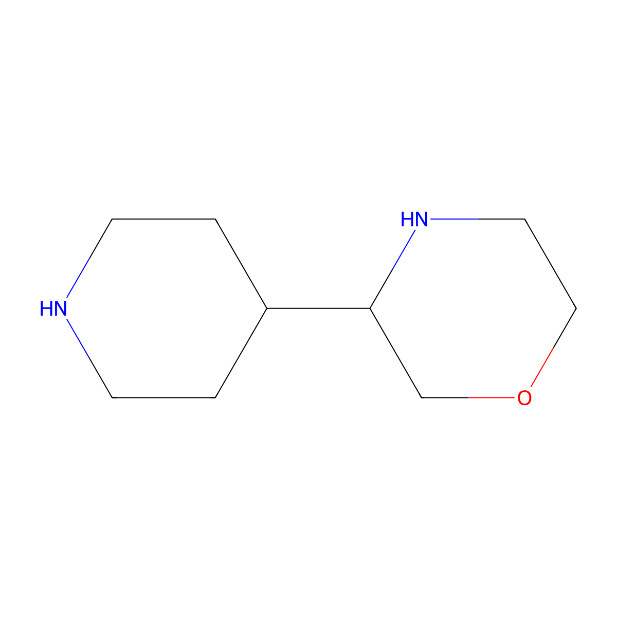 3-(Piperidin-4-yl)morpholine molecular structure, CAS 1780021-91-1