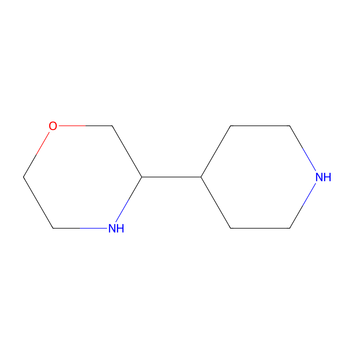 3-(Piperidin-4-yl)morpholine molecular structure, CAS 1780021-91-1
