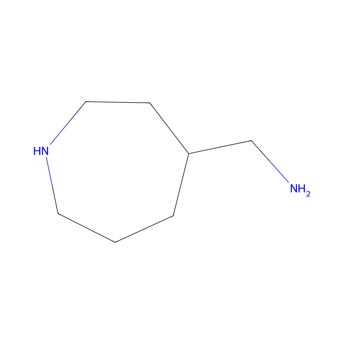 (Azepan-4-yl)methanamine molecular structure, CAS 1780026-58-5