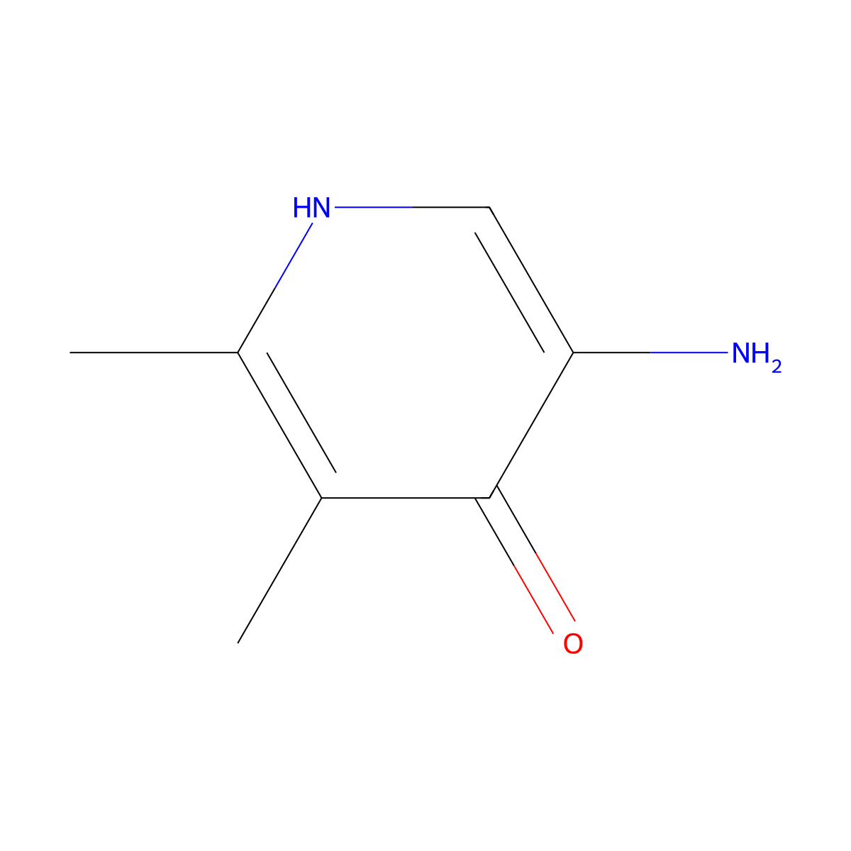 5-Amino-2,3-dimethyl-4-pyridinol molecular structure, CAS 1780046-50-5
